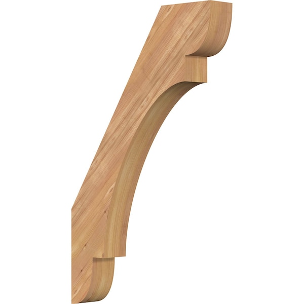 Ekena Millwork 3 1/2"W x 20"D x 32"H Olympic Smooth Knee Brace, Western Red Cedar BRC04X20X32OLY00SWR - main
